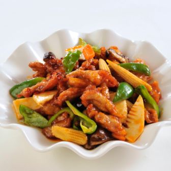 鶏肉の唐辛子炒め